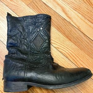 Black Leather boots